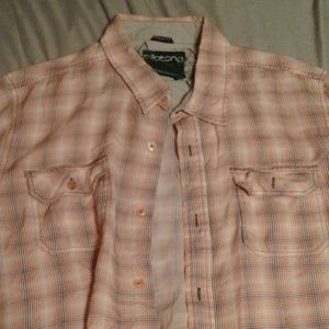 Billabong straight fit XL button down shirt